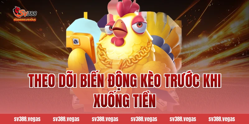Theo dõi biến động kèo trước khi xuống tiền